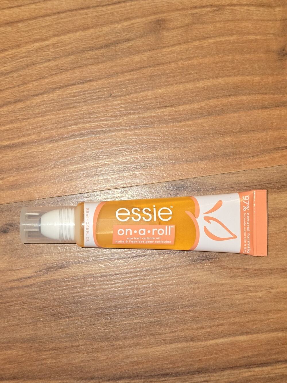 Essie On-A-Roll Apricot Cuticle Oil 13.5ml 0.46 fl oz Rollerball Treatment S26